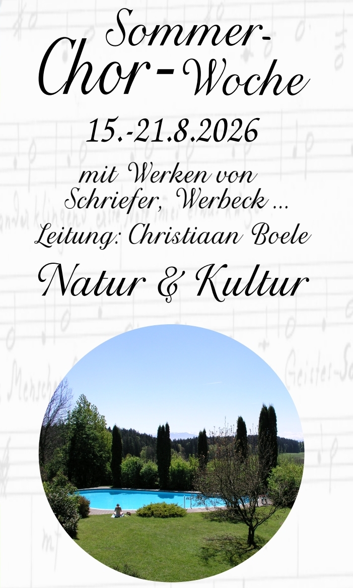 Sommer-Chor-Woche 2026